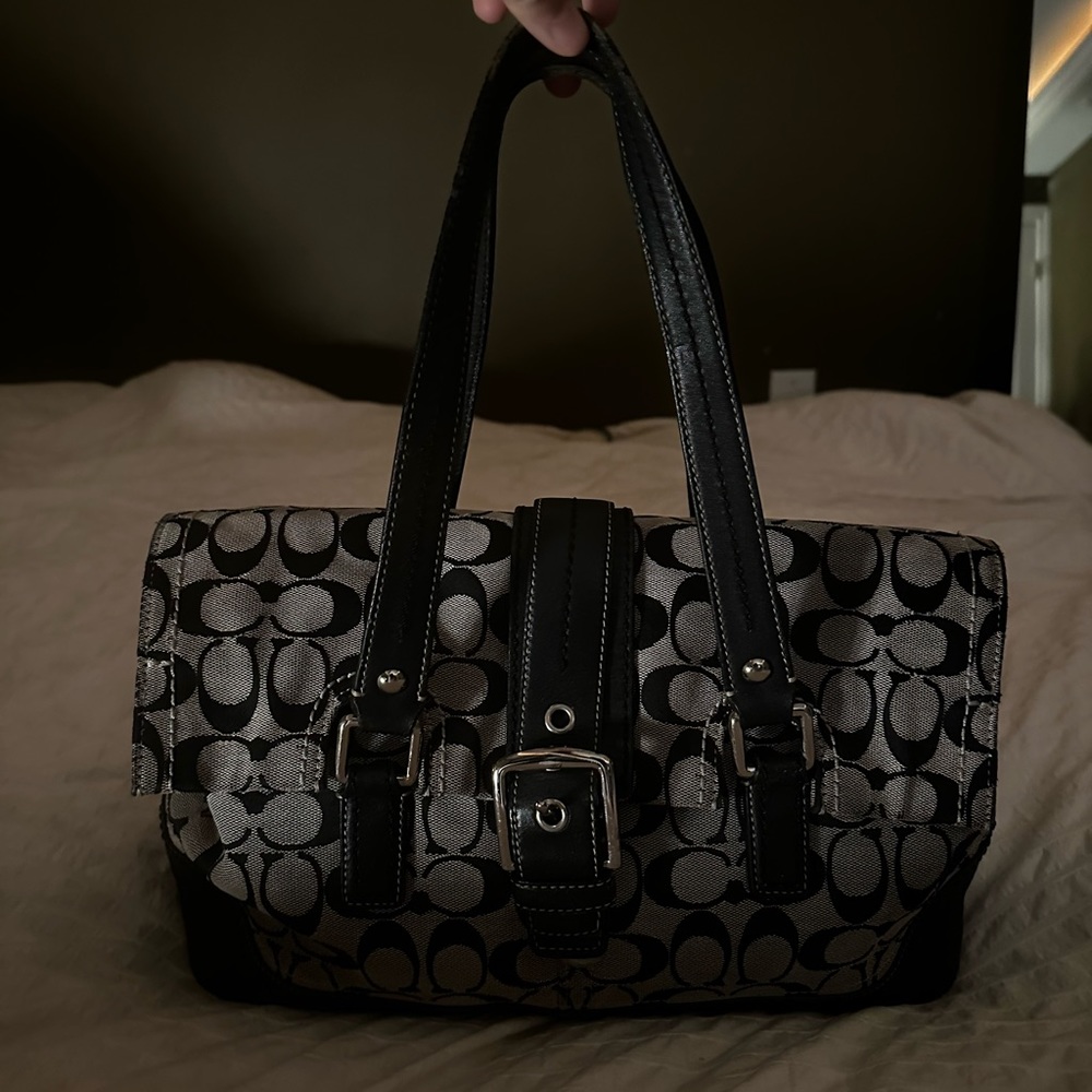 Vintage Coach Hampton Flap Bag